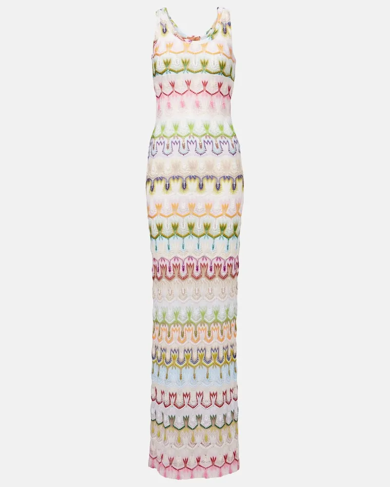 Missoni Abito corto in lamÃ© a zig-zag Multicolore