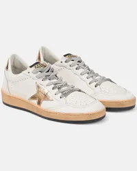 Golden Goose Sneakers Ball Star in pelle Bianco