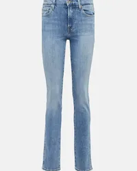 7 for all mankind Jeans slim Kimmie a vita media Blu