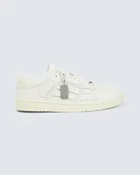 Amiri Sneakers Skel Top in pelle Bianco