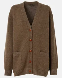 Loro Piana Cardigan Pastore in cashmere Marrone