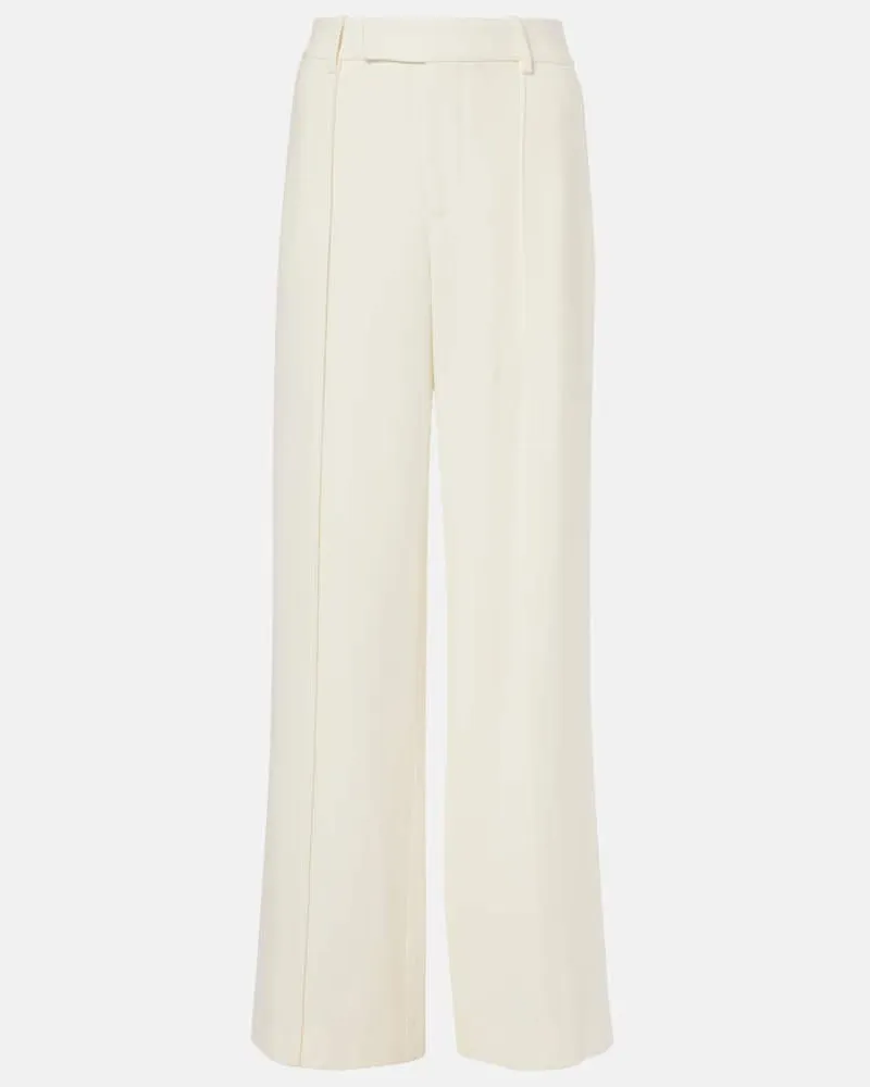 Proenza Schouler Pantaloni a gamba larga Weyes in crÃªpe Bianco