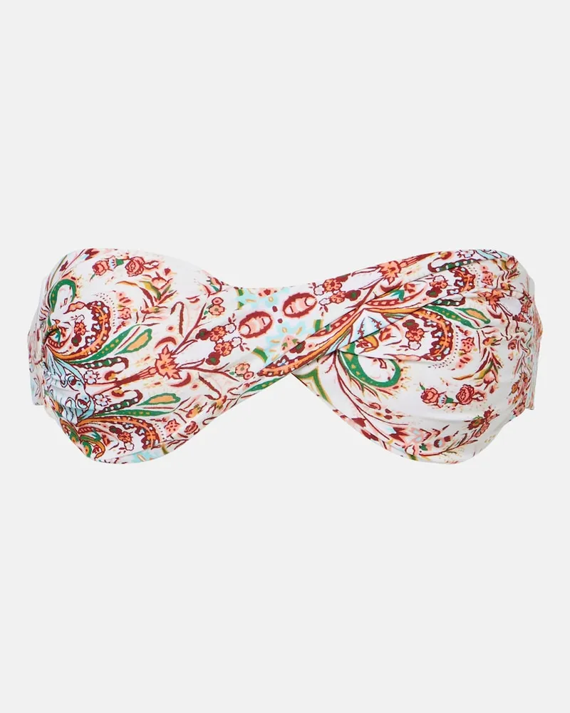 Melissa Odabash Top bikini Martinique con stampa Multicolore
