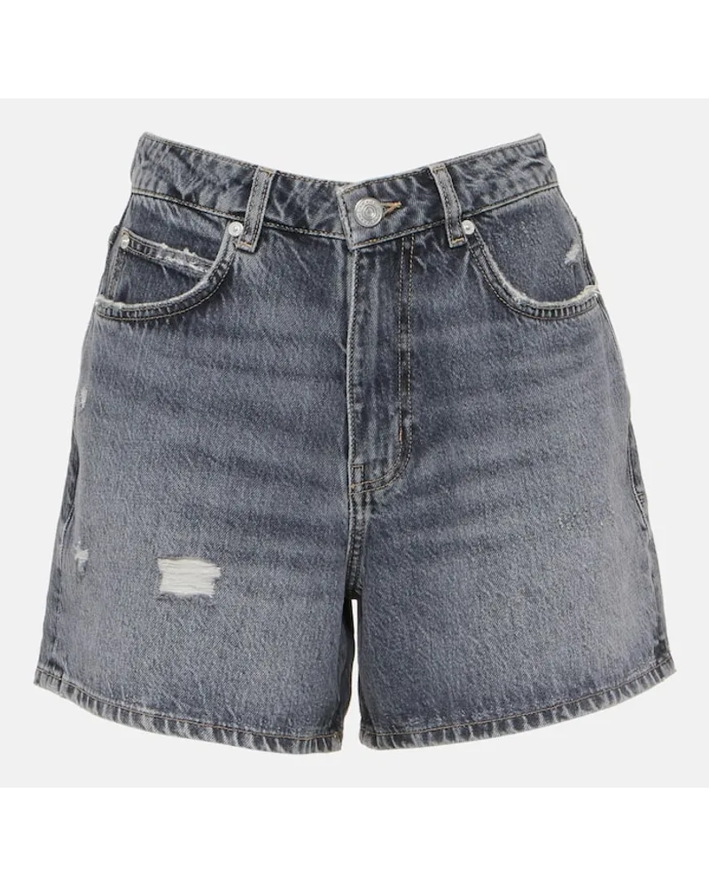 Frame Denim Shorts di jeans Easy Grigio