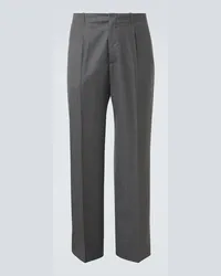 Our Legacy Pantaloni a gamba larga Borrowed in lana Grigio