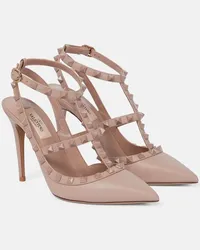 Valentino Garavani Pumps slingback Rockstud in pelle Rosa