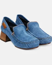 Acne Studios Mocassini Babi in denim Blu