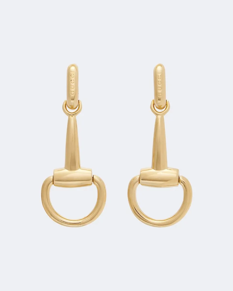 Gucci Orecchini pendenti Horsebit Oro