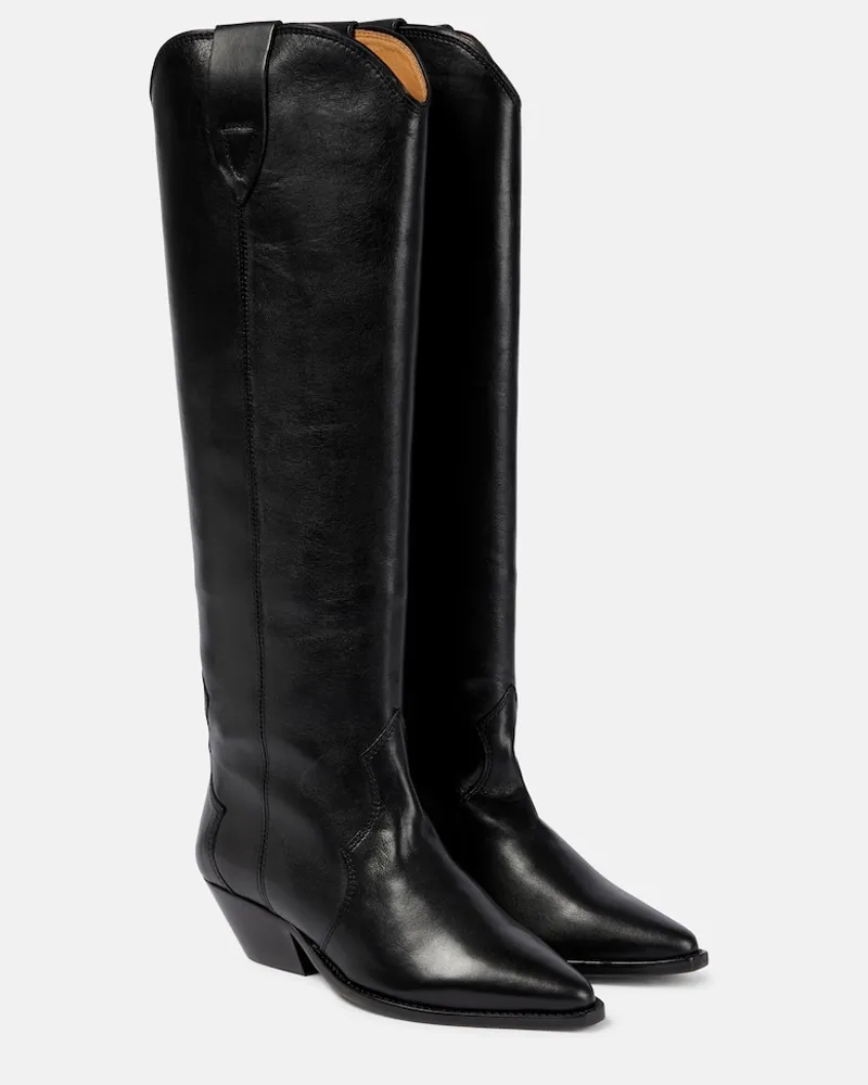 Isabel Marant Stivali Denvee in pelle Nero