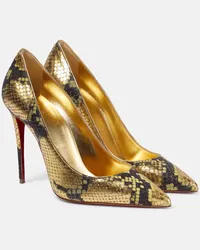 Christian Louboutin Pumps Kate 100 in pelle con stampato Multicolore