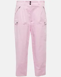 Tom Ford Pantaloni cargo in cotone Rosa