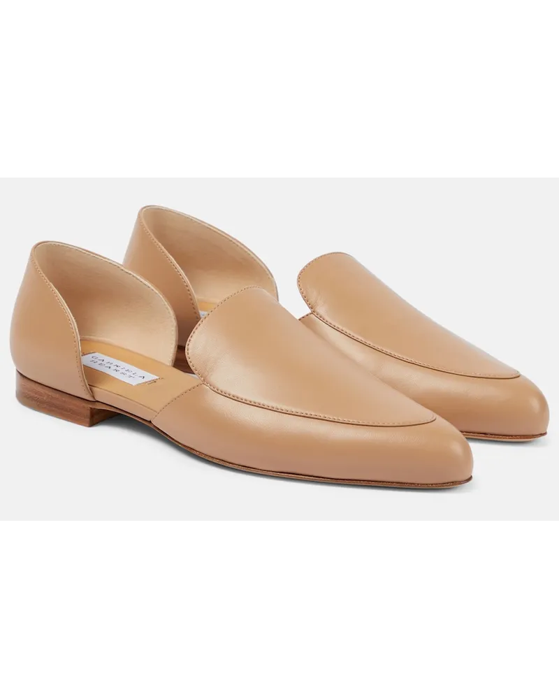 Gabriela Hearst Mocassini Jax in pelle Marrone