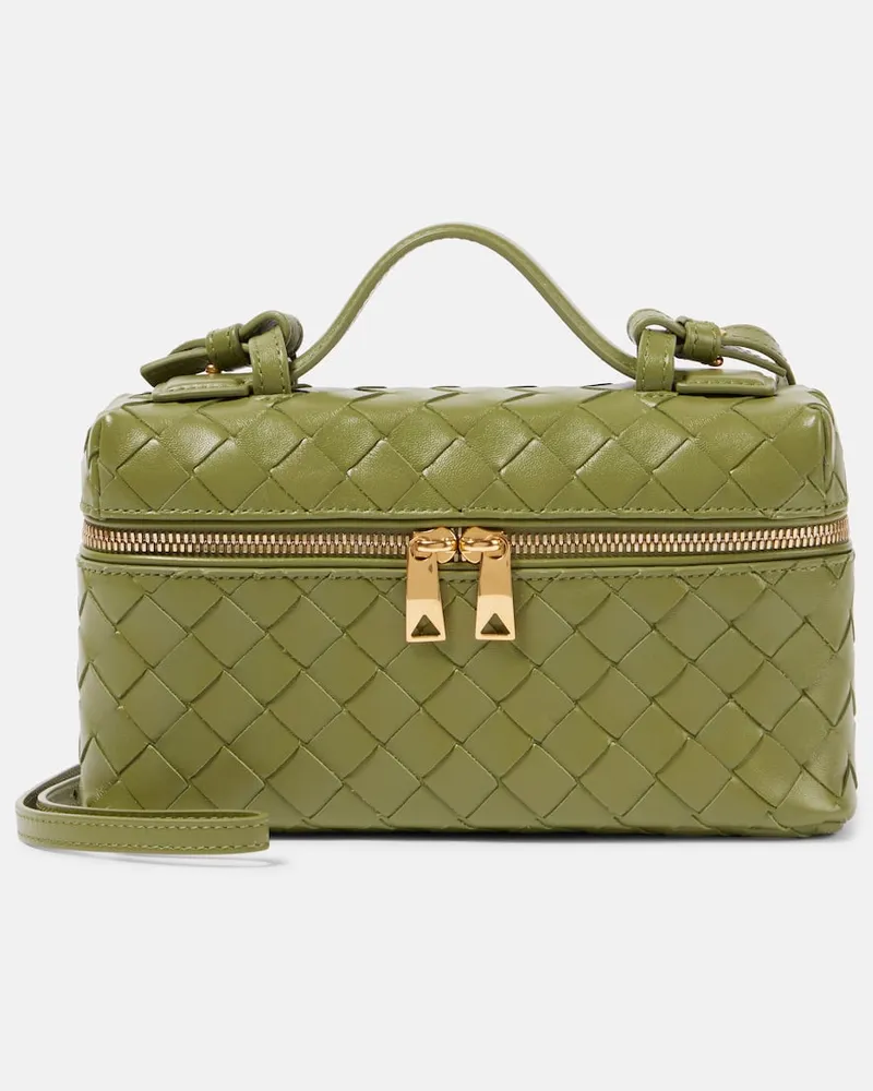 Bottega Veneta Borsa Bang Bang in pelle Intrecciato Verde