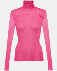 Tom Ford Lupetto in maglia a coste Rosa