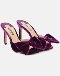 Tom Ford Mules con fiocco Viola