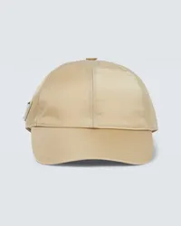 Prada Cappello da baseball in Re-Nylon Beige