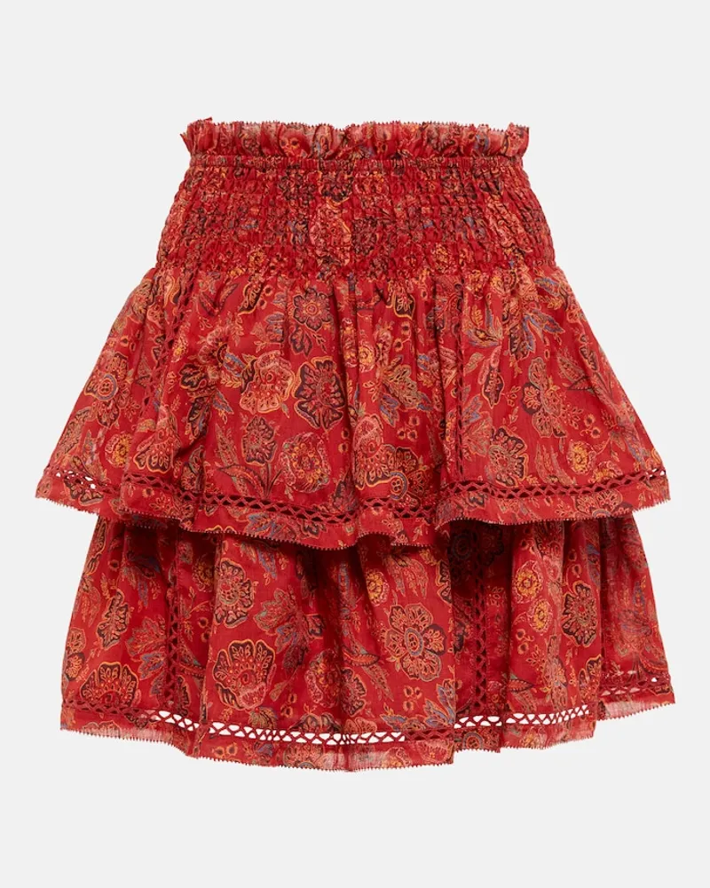 SIR Minigonna Allegra in ramia con stampa Multicolore