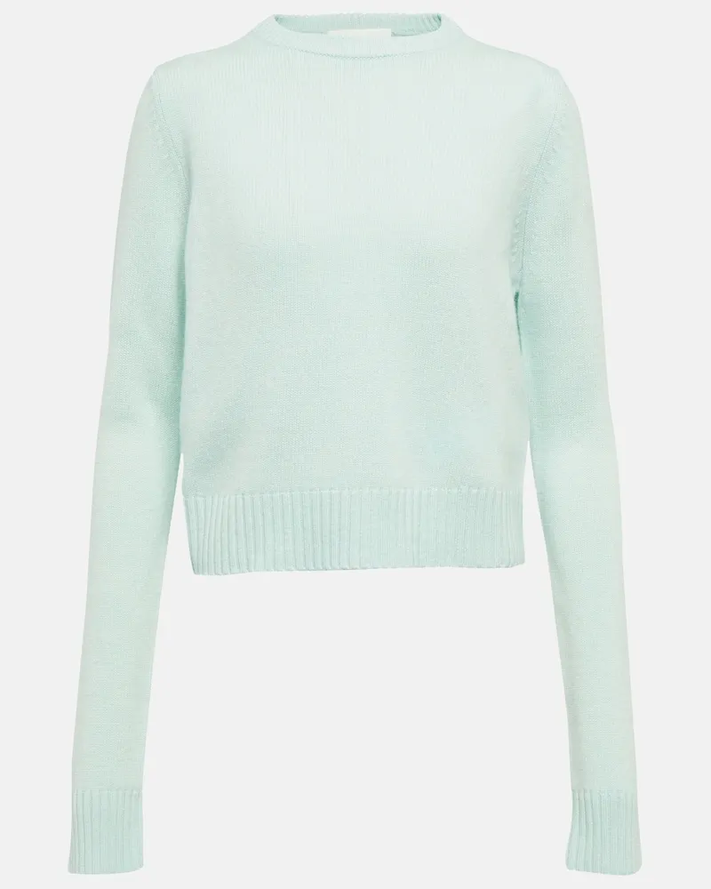 SPORTMAX Pullover Agitare in lana e cashmere Blu