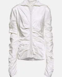 Acne Studios Lupetto in raso increspato Bianco