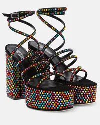 Paris Texas Sandali Holly Evita in pelle con cristalli Multicolore