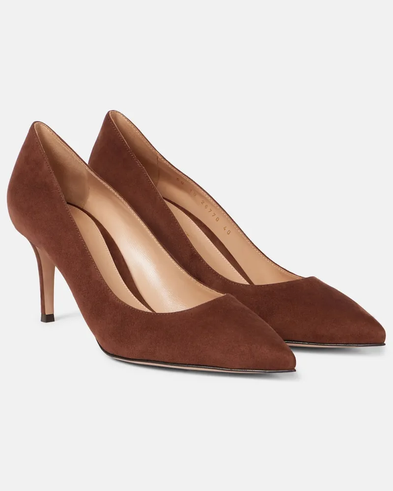 Gianvito Rossi Pumps Gianvito 70 in suede Marrone