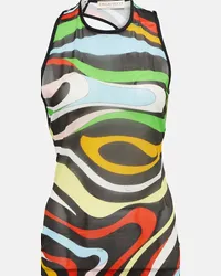 Emilio Pucci Tank top Marmo in jersey Multicolore