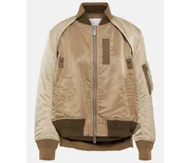 Giacca blouson in twill