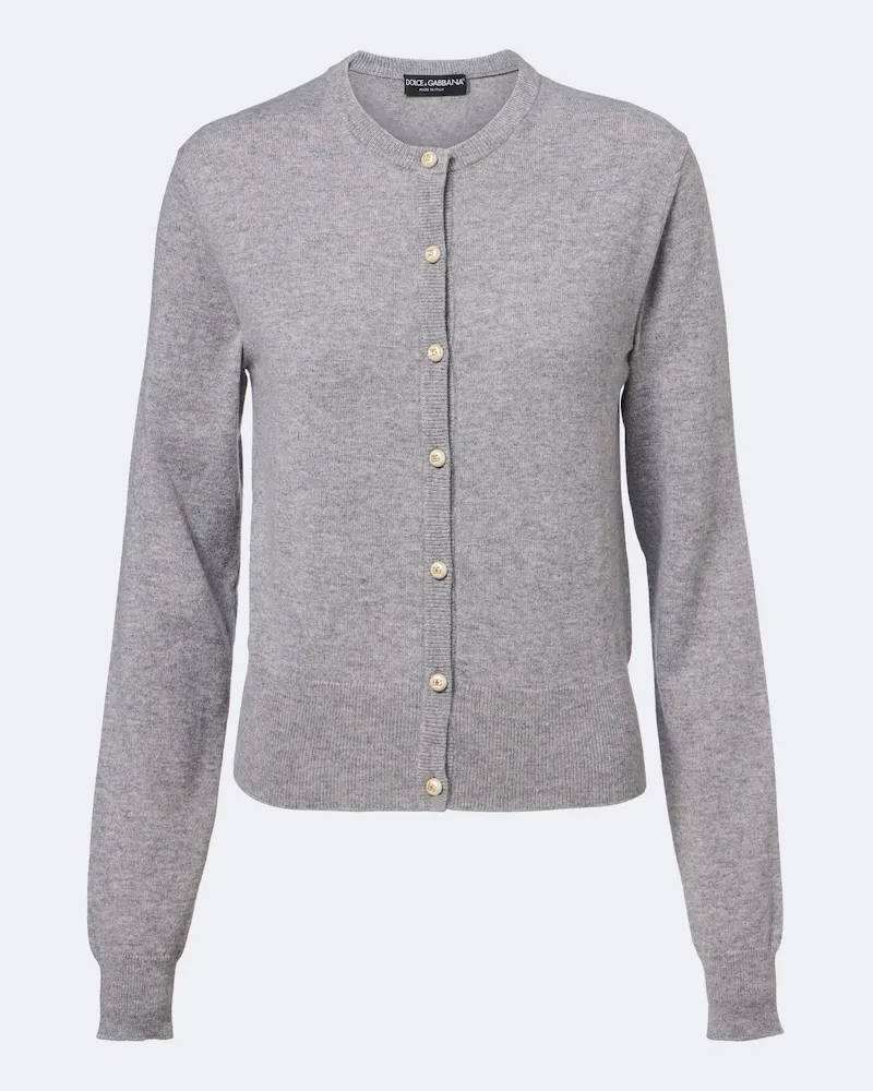 Dolce & Gabbana Cardigan in cashmere Grigio