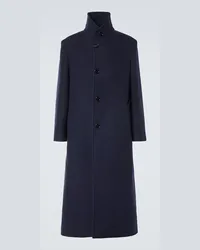 AMI Paris Cappotto in lana vergine Blu