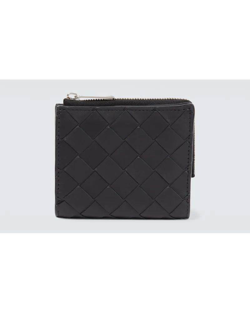 Bottega Veneta Portafoglio in pelle Intrecciato Nero