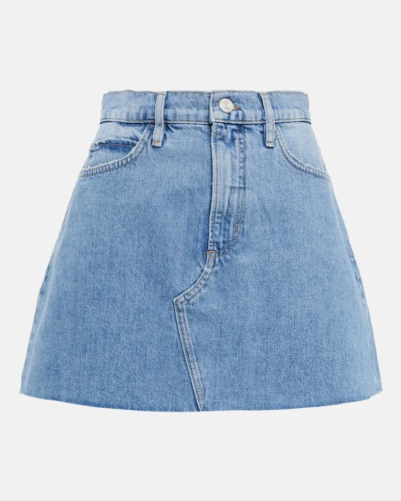 Frame Denim Minigonna Le High 'N' Tight in denim Blu