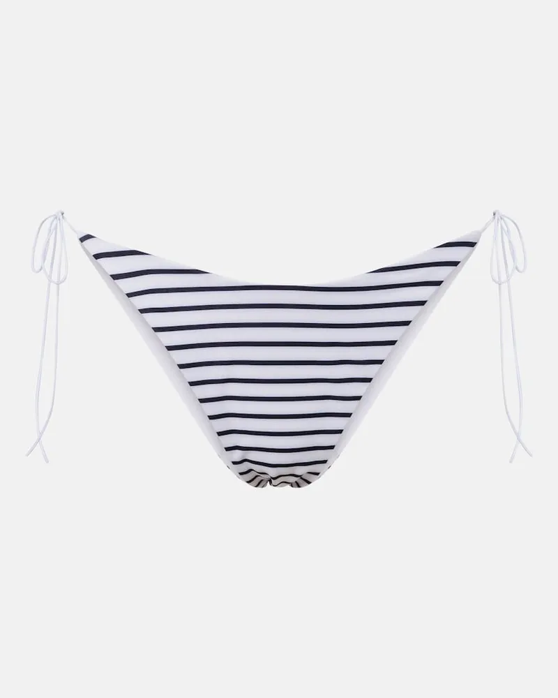 JADE SWIM Bikini Nyra a righe Bianco