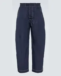 Bottega Veneta Pantaloni a gamba larga Blu