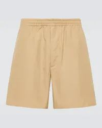 AURALEE Shorts High Count in cotone Beige