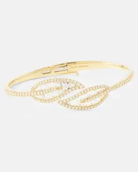 ANITA KO Bracciale Leaf in oro 18kt con diamanti Oro