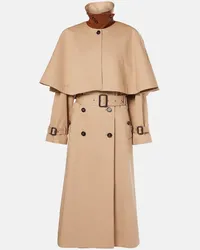 Chloé Chloé Trench in gabardine di cotone Marrone