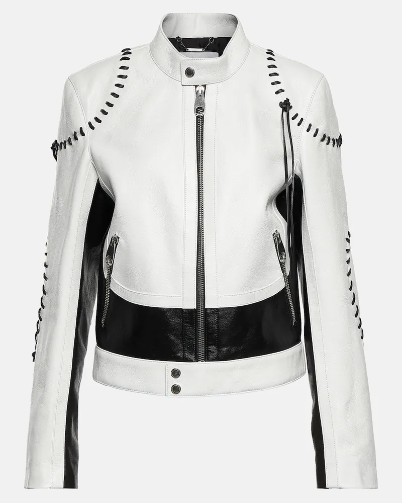 Chloé ChloÃ© Giacca biker in pelle Multicolore