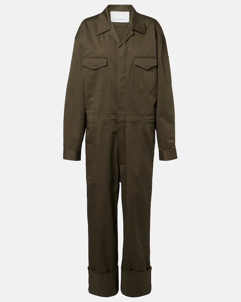 FRANKIE Shop Jumpsuit Ardea in cotone Verde