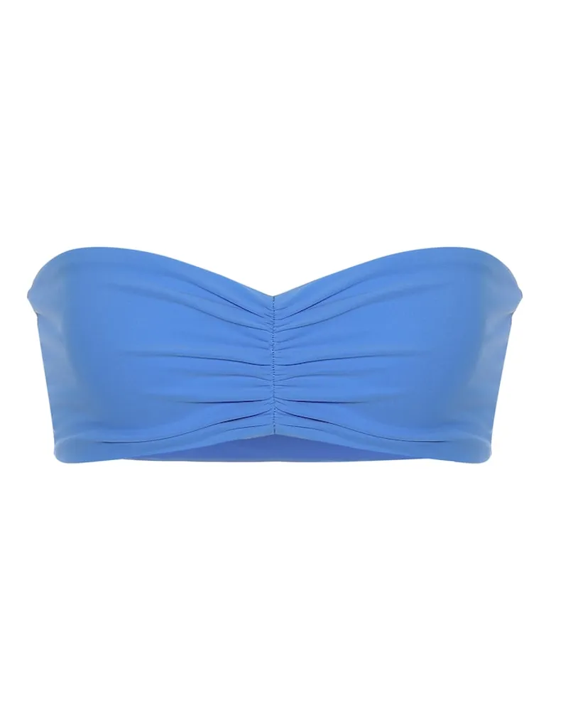 JADE SWIM Top bikini bandeau Ava Blu