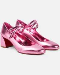 Christian Louboutin Pumps Mary Jane Miss Jane in pelle Rosa