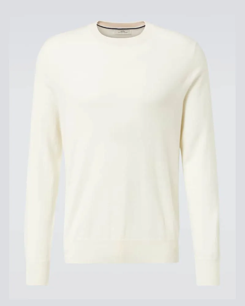 arch4 Pullover Mr Carlos in cashmere Bianco