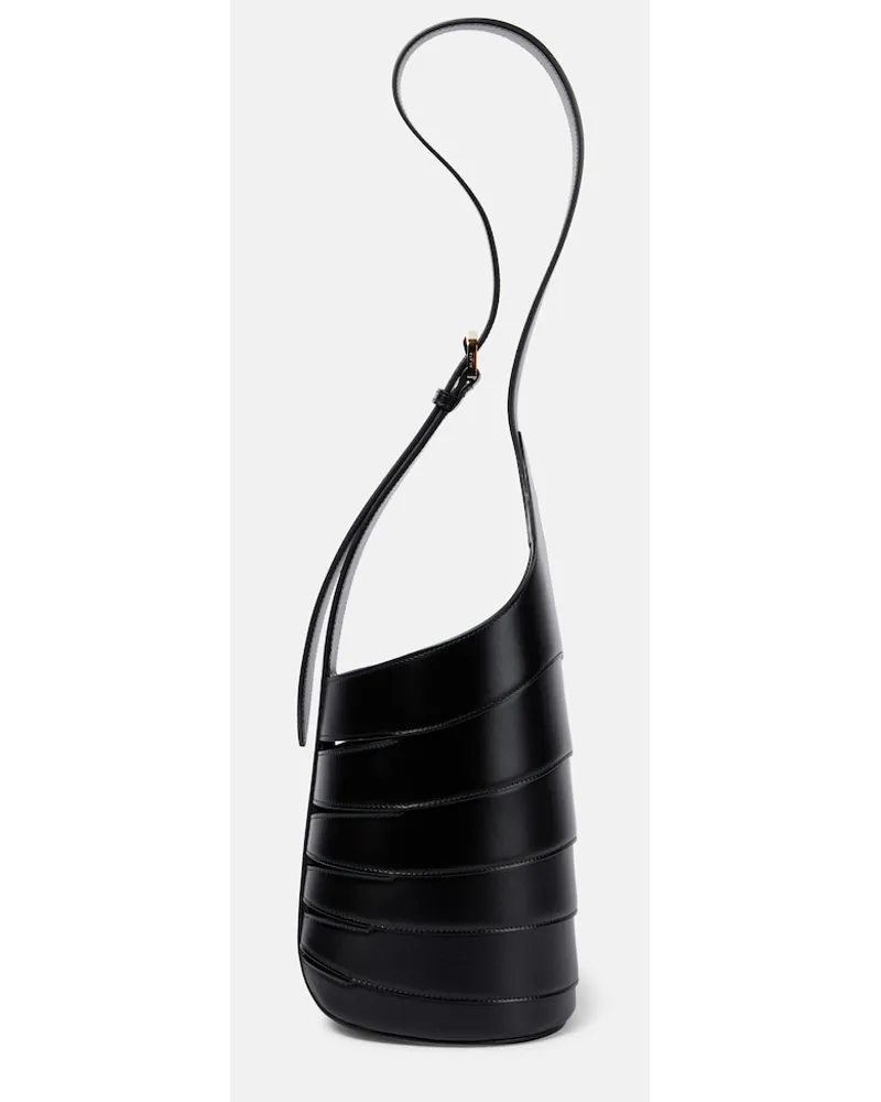 Alaïa AlaÃ¯a Borsa a spalla Babel Small in pelle Nero