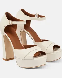 Malone Souliers Sandali Yuri 125 con platform Beige