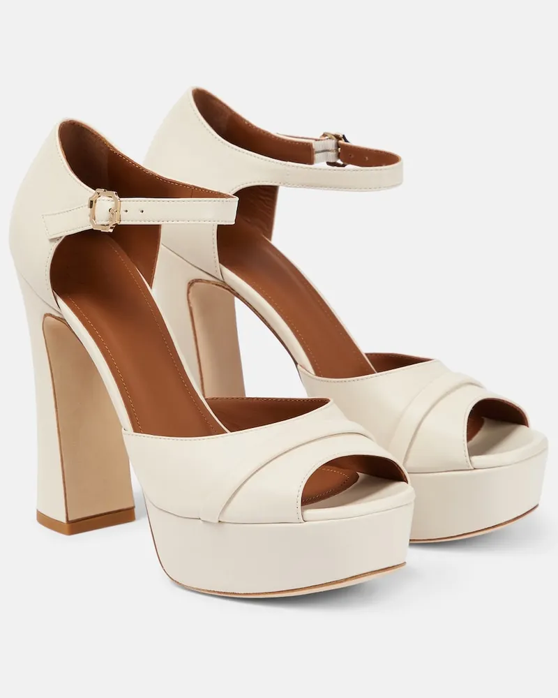 Malone Souliers Sandali Yuri 125 con platform Beige
