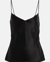 GALVAN Camisole in raso Nero