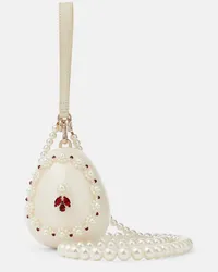 Simone Rocha Borsa a tracolla Fabergé Egg Mini Rosso