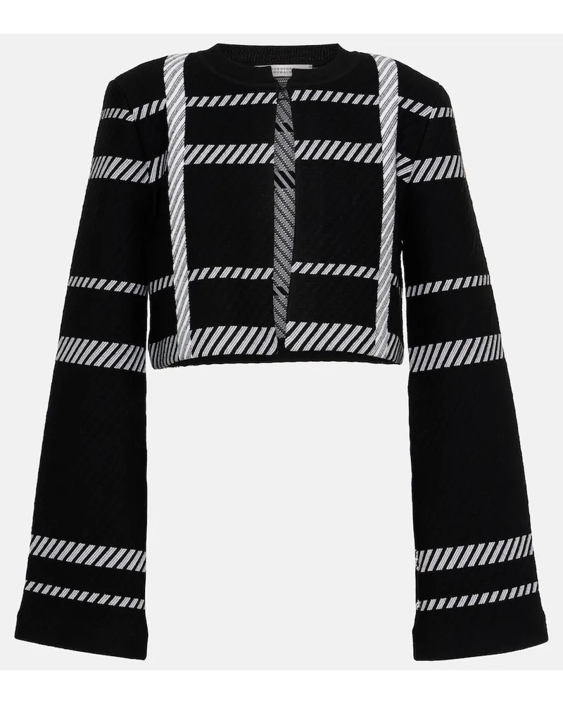 Dorothee Schumacher Cardigan cropped Check Challenge Multicolore