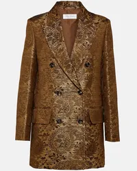 Max Mara Blazer doppiopetto Balia in jacquard Multicolore