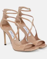 Jimmy Choo Sandali Azia in vernice Rosa