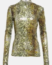 Stella McCartney Lupetto con paillettes Multicolore